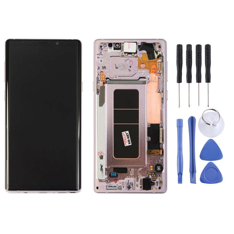 LCD Screen and Digitizer Full Assembly with Frame for Galaxy Note9 / N960A / N960F / N960V / N960...