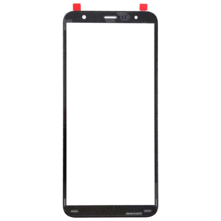For Galaxy J4+ / J6+ / J610 Front Screen Outer Glass Lens (Black)