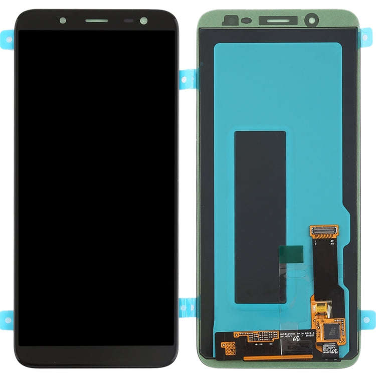 Original Super AMOLED LCD Screen for Galaxy J6 (2018) with Digitizer Full Assembly (Black)