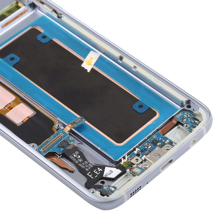 Original Super AMOLED Material LCD Screen and Digitizer Full Assembly(with Frame / Charging Port ...