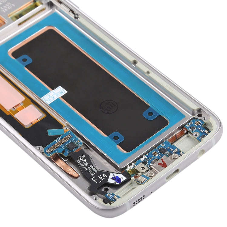 Original Super AMOLED Material LCD Screen and Digitizer Full Assembly(with Frame / Charging Port ...