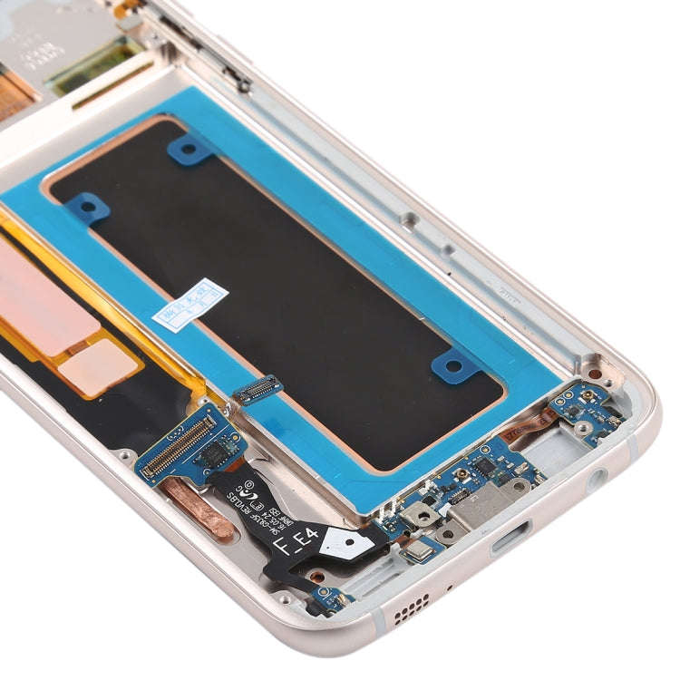 Original Super AMOLED Material LCD Screen and Digitizer Full Assembly(with Frame / Charging Port ...