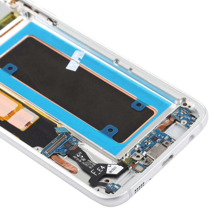 Original Super AMOLED Material LCD Screen and Digitizer Full Assembly(with Frame / Charging Port ...