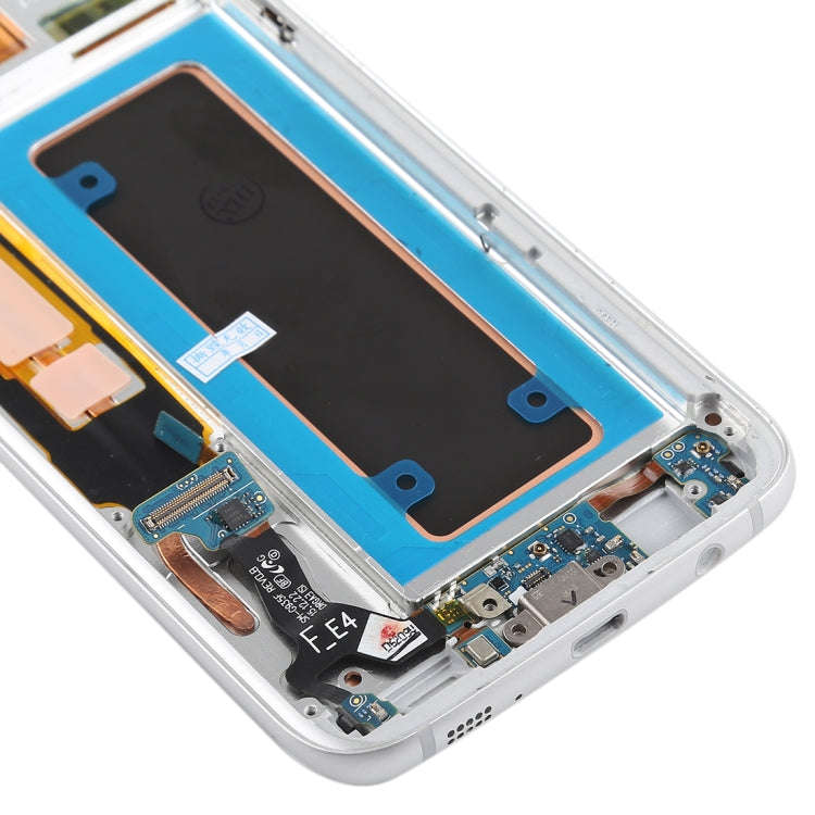 Original Super AMOLED Material LCD Screen and Digitizer Full Assembly(with Frame / Charging Port ...