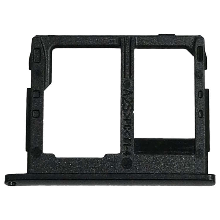 For Galaxy Tab A 8.0 / T380 / T385 SIM Card Tray +  Micro SD Card Tray (Black)