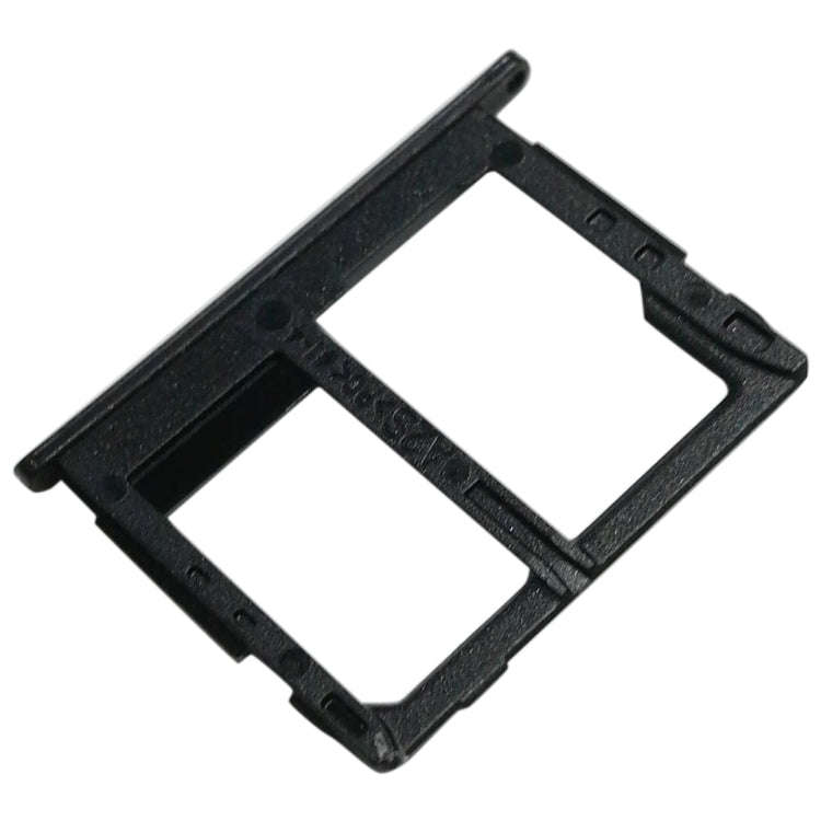 For Galaxy Tab A 8.0 / T380 / T385 SIM Card Tray +  Micro SD Card Tray (Black)