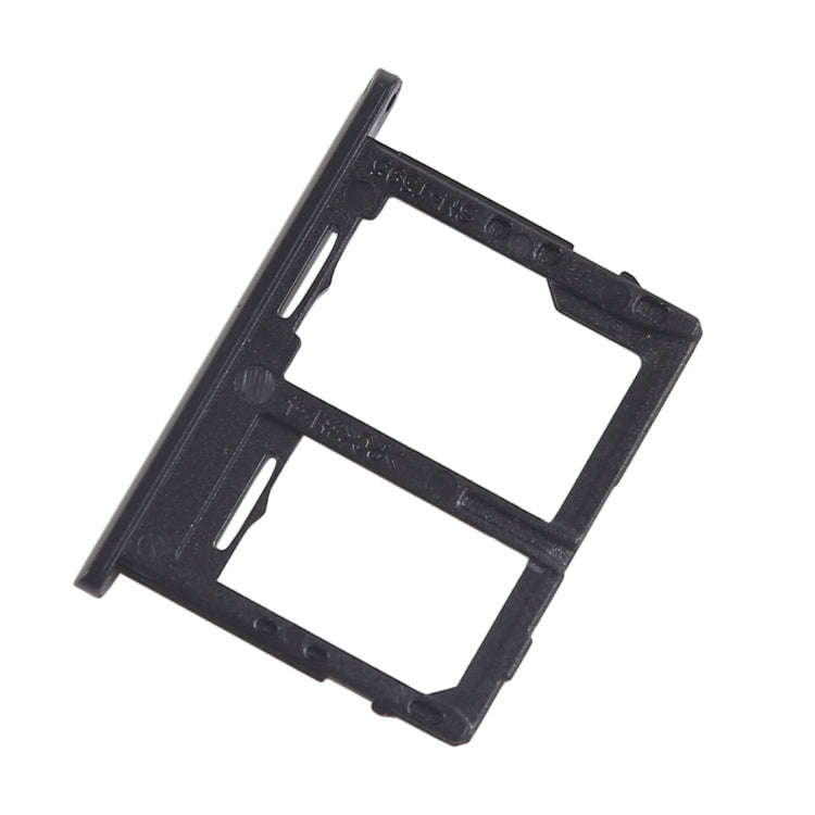 For Galaxy Tab A 10.5 inch T595 4G SIM Card Tray + Micro SD Card Tray (Black)