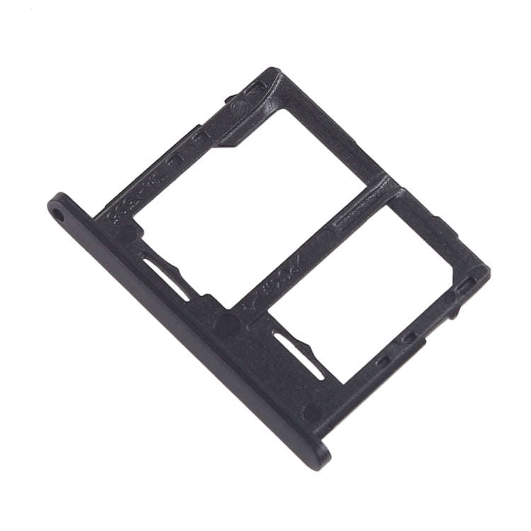 For Galaxy Tab A 10.5 inch T595 4G SIM Card Tray + Micro SD Card Tray (Black)
