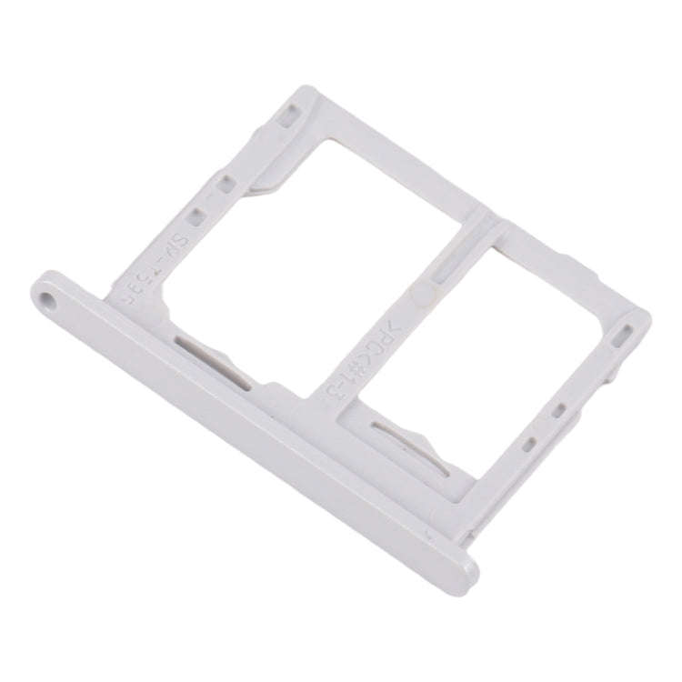 For Galaxy Tab A 10.5 inch T595 4G SIM Card Tray + Micro SD Card Tray (White)