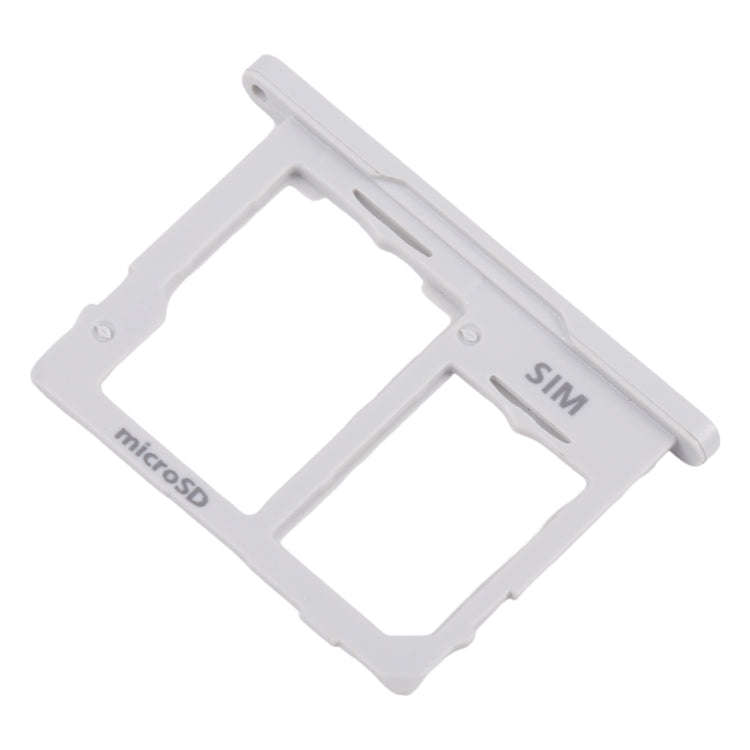 For Galaxy Tab A 10.5 inch T595 4G SIM Card Tray + Micro SD Card Tray (White)