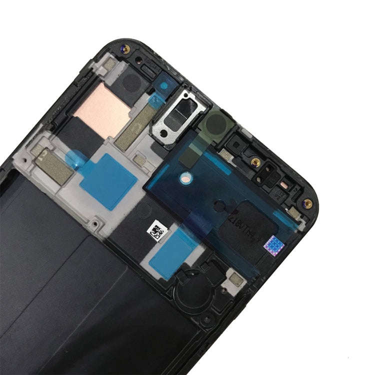 Original LCD Screen with Frame for Galaxy A50 SM-A505F with Digitizer Full Assembly(Black)