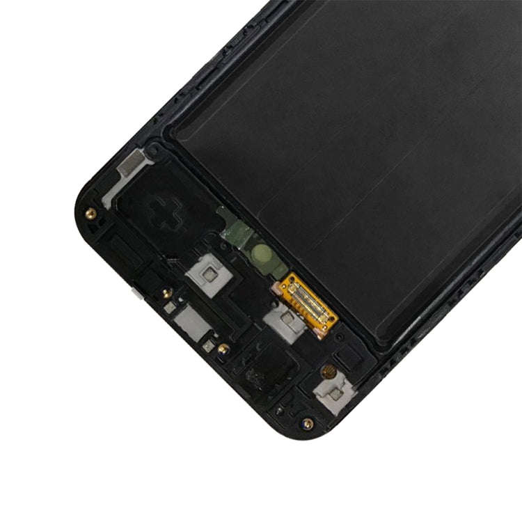Original LCD Screen with Frame for Galaxy A50 SM-A505F with Digitizer Full Assembly(Black)
