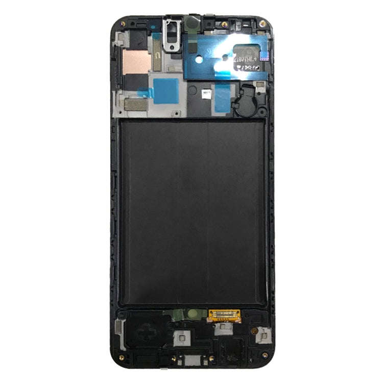 Original LCD Screen with Frame for Galaxy A50 SM-A505F with Digitizer Full Assembly(Black)