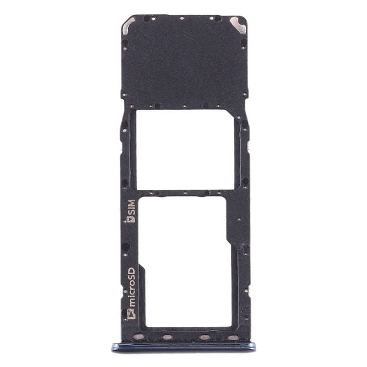 For Galaxy A7 (2018) / A750F SIM Card Tray + Micro SD Card Tray (Black)