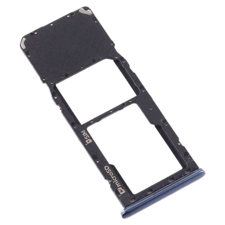 For Galaxy A7 (2018) / A750F SIM Card Tray + Micro SD Card Tray (Black)