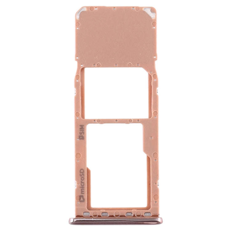 For Galaxy A7 (2018) / A750F SIM Card Tray + Micro SD Card Tray (Gold)