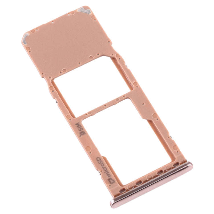 For Galaxy A7 (2018) / A750F SIM Card Tray + Micro SD Card Tray (Gold)