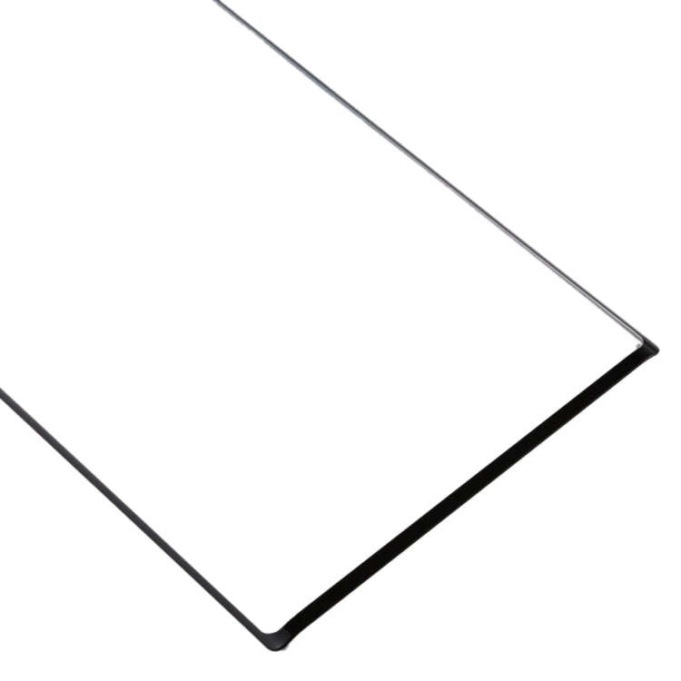 For Galaxy Note 10 + Front Screen Outer Glass Lens (Black)