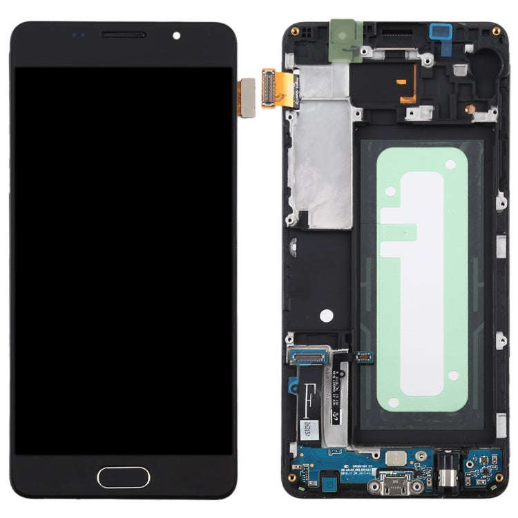 TFT LCD Screen for Galaxy A5 (2016) / A510F Digitizer Full Assembly with Frame (Black)