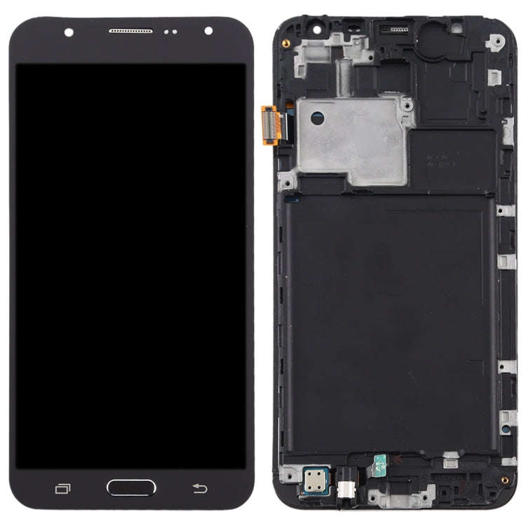 TFT LCD Screen for Galaxy J7 (2015) / J700F Digitizer Full Assembly with Frame (Black)