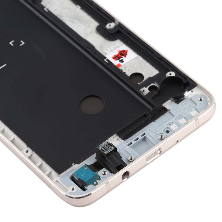TFT LCD Screen for Galaxy J7 (2016) / J710F Digitizer Full Assembly with Frame (Gold)