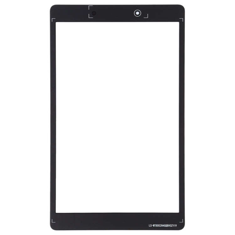 For Galaxy Tab A 8.0 (2019) SM-T295 (LTE Version) Front Screen Outer Glass Lens (Black)