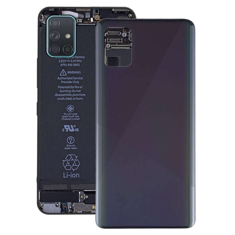 For Galaxy A51 Original Battery Back Cover (Black)