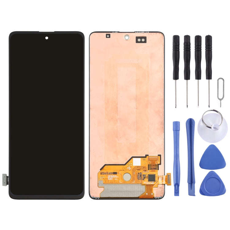 Original Super AMOLED LCD Screen for Galaxy A51 4G with Digitizer Full Assembly (Black)