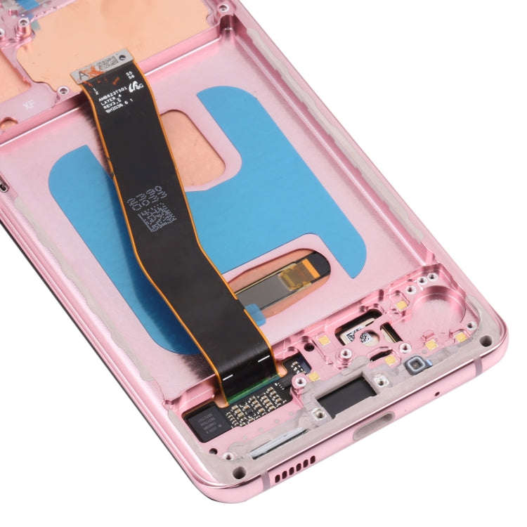 Original Dynamic AMOLED Material LCD Screen and Digitizer Full Assembly with Frame for Samsung Ga...