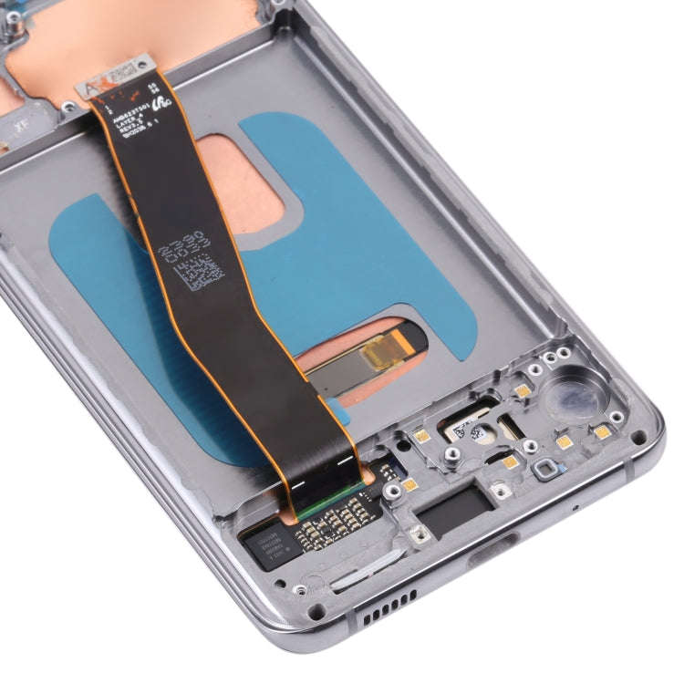 Original Dynamic AMOLED Material LCD Screen and Digitizer Full Assembly with Frame for Samsung Ga...