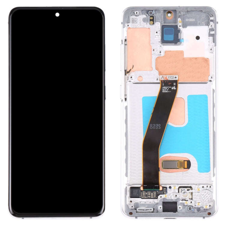 Original Dynamic AMOLED Material LCD Screen and Digitizer Full Assembly with Frame for Samsung Ga...