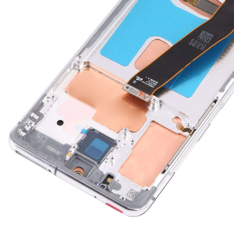 Original Dynamic AMOLED Material LCD Screen and Digitizer Full Assembly with Frame for Samsung Ga...