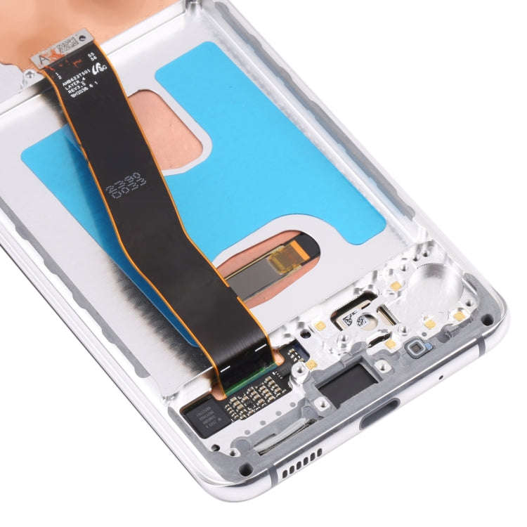 Original Dynamic AMOLED Material LCD Screen and Digitizer Full Assembly with Frame for Samsung Ga...