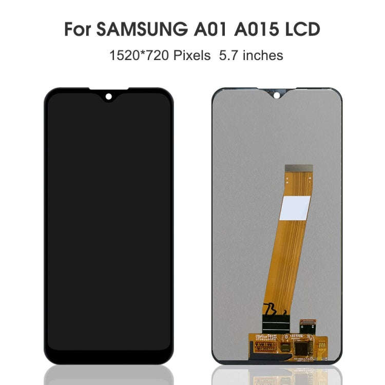 For Galaxy A01 SM-A015F Original PLS TFT LCD Screen with Digitizer Full Assembly (Flex Cable Narr...