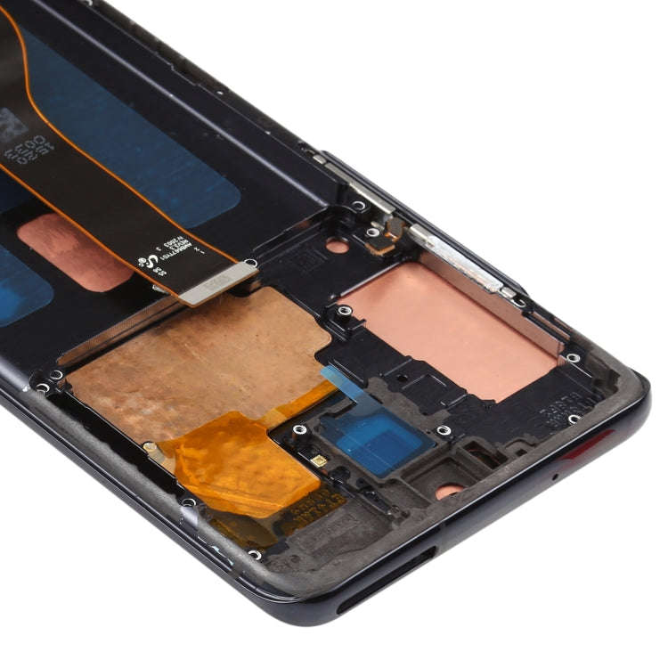 Original Dynamic AMOLED LCD Screen for Galaxy S20+ 4G Digitizer Full Assembly with Frame (Black)