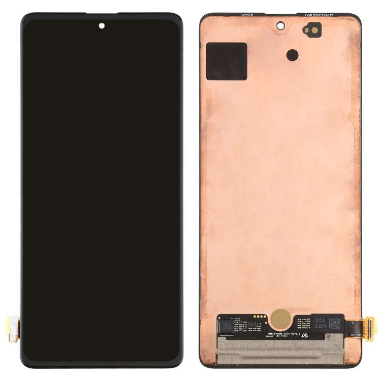 Original Super AMOLED LCD Screen for Galaxy A71 4G with Digitizer Full Assembly (Black)