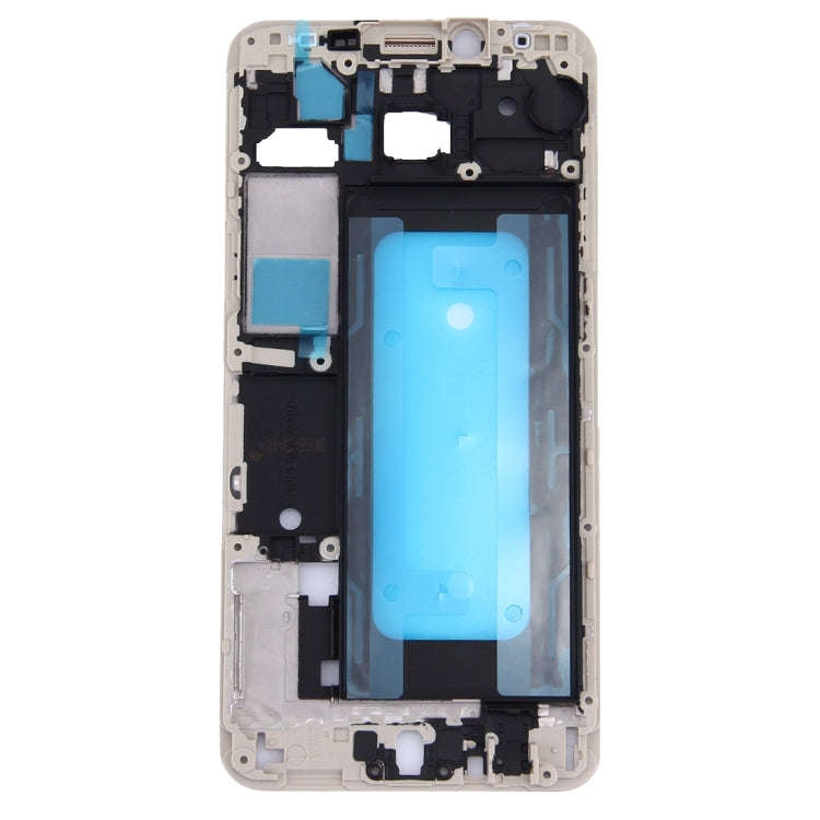 For Galaxy C5 / C5000 Front Housing LCD Frame Bezel Plate (Gold)
