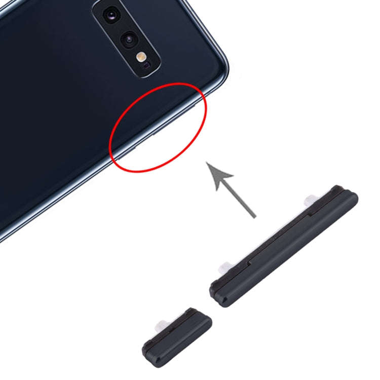 For Samsung Galaxy S10e Power Button and Volume Control Button(Black)