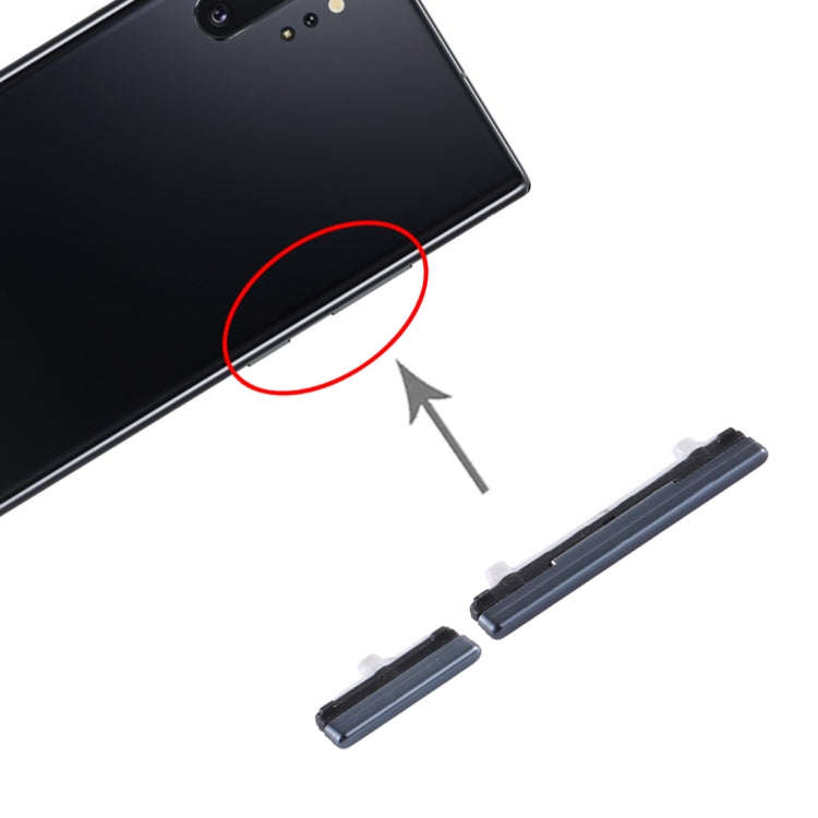 For Samsung Galaxy Note10+ Power Button and Volume Control Button(Black)