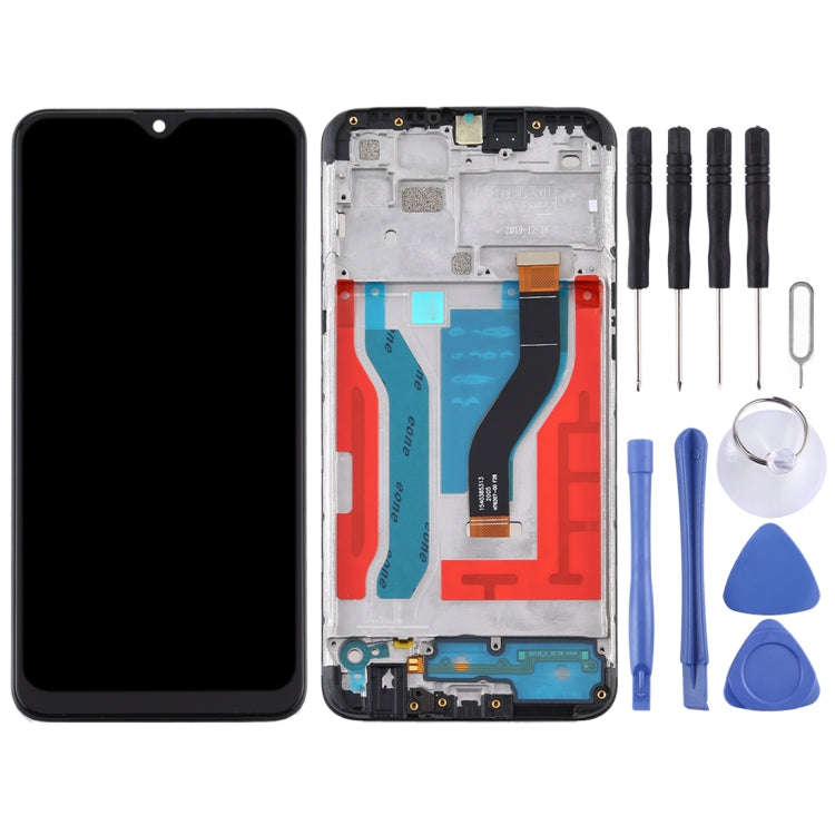 OEM LCD Screen for Samsung Galaxy A10s Digitizer Full Assembly with Frame (Black)