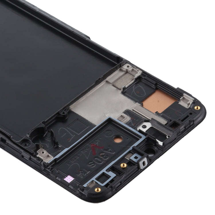 TFT LCD Screen for Samsung Galaxy A30s  Digitizer Full Assembly with Frame (Black)