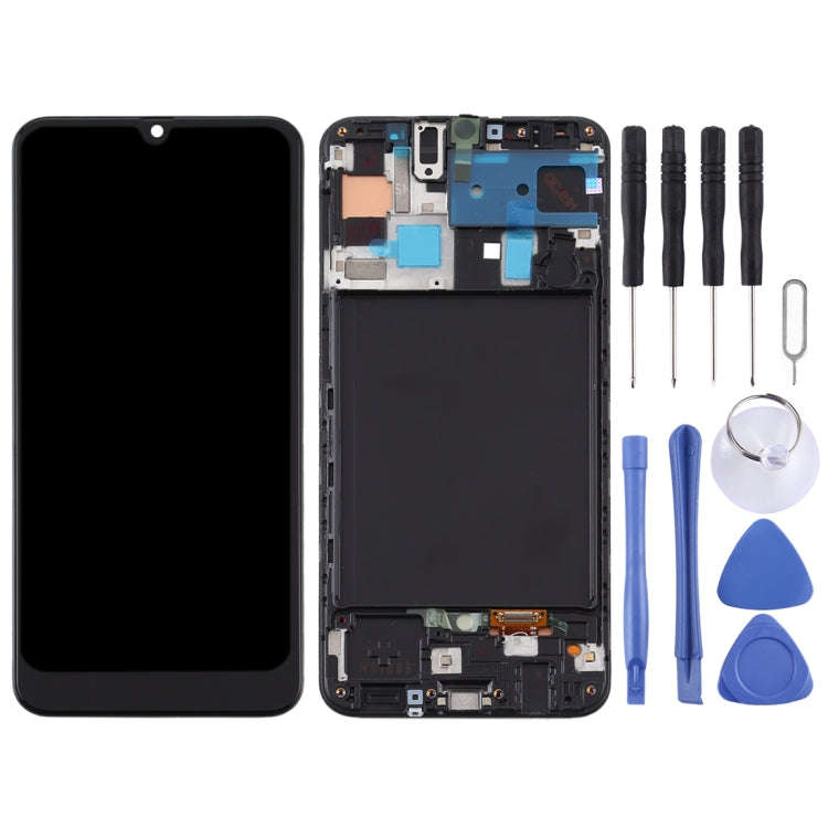 TFT LCD Screen for Samsung Galaxy A50 Digitizer Full Assembly with Frame (Not Supporting Fingerpr...