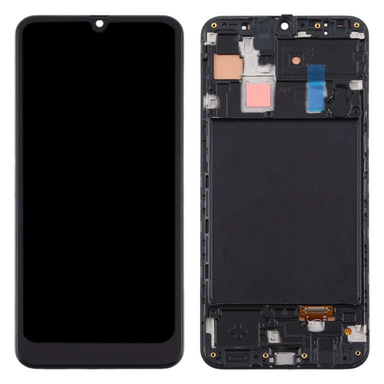 TFT LCD Screen for Samsung Galaxy A30 Digitizer Full Assembly with Frame (Black)