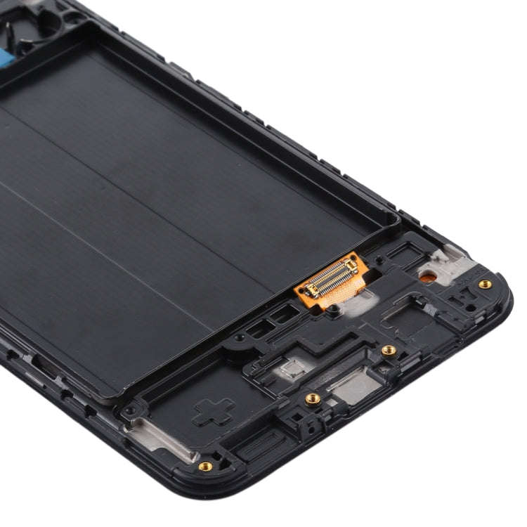 TFT LCD Screen for Samsung Galaxy A30 Digitizer Full Assembly with Frame (Black)