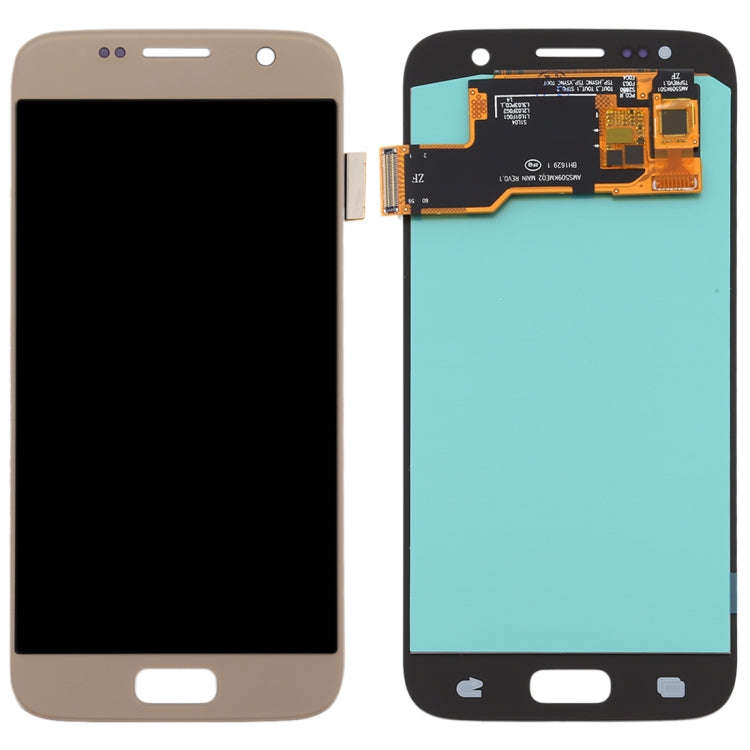 OLED LCD Screen for Samsung Galaxy S7 with Digitizer Full Assembly (Gold)