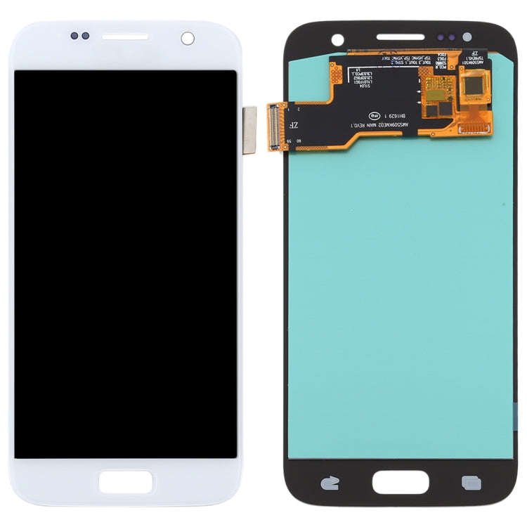 OLED LCD Screen for Samsung Galaxy S7 with Digitizer Full Assembly (Silver)