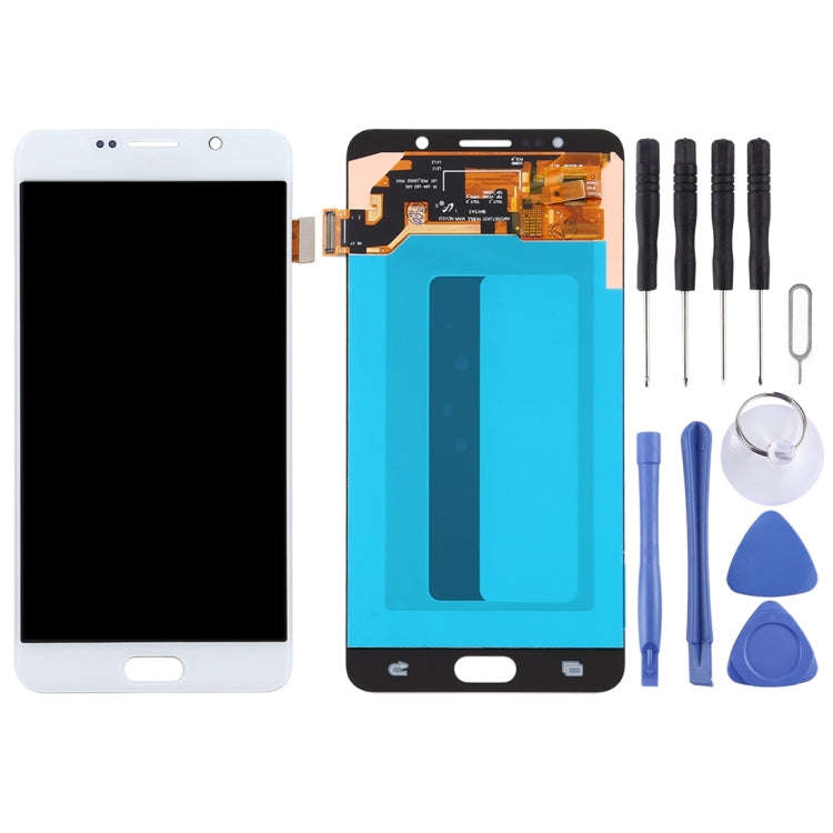5.5 inch OLED LCD Screen for Samsung Galaxy Note 5 with Digitizer Full Assembly (White)