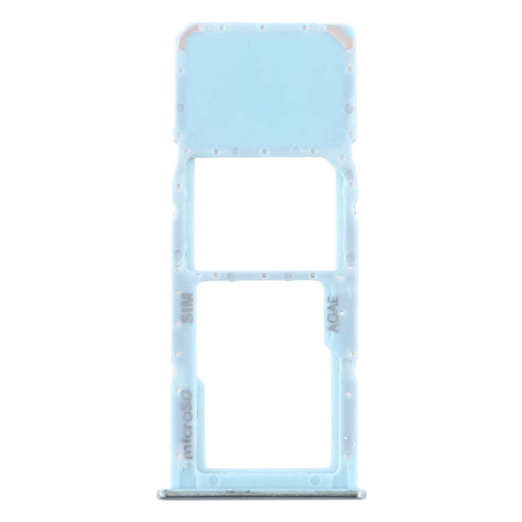 For Samsung Galaxy A71 / A715 SIM Card Tray + Micro SD Card Tray (Green)