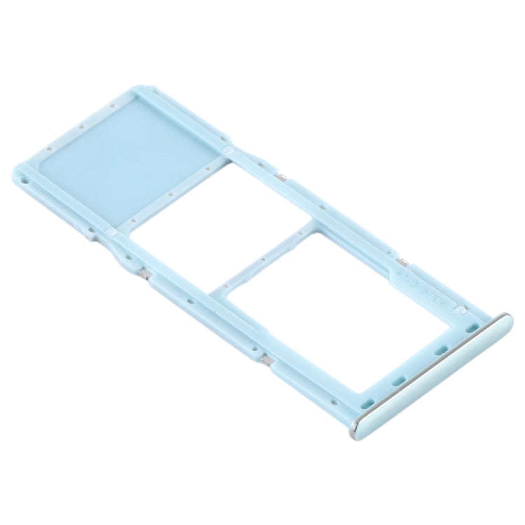 For Samsung Galaxy A71 / A715 SIM Card Tray + Micro SD Card Tray (Green)