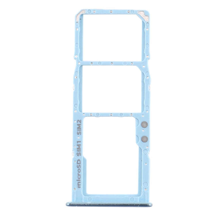 For Samsung Galaxy A51 / A515 SIM Card Tray + SIM Card Tray + Micro SD Card Tray (Blue)